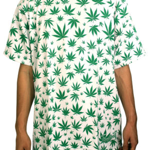 Camiseta Cannabis Branca Maconha