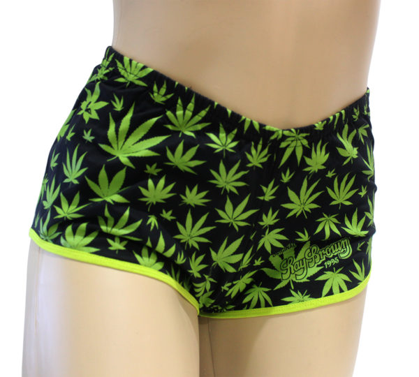 Short Cannabis Preto e Verde