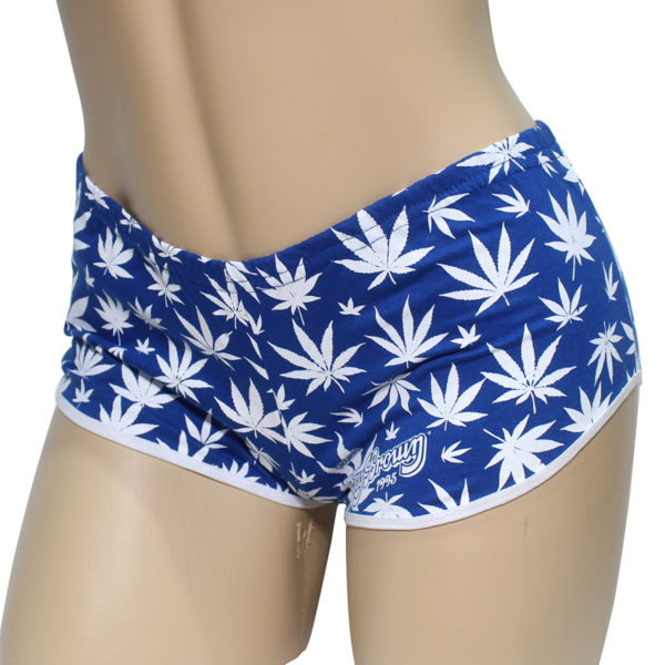 Short Feminino Cannabis Blue Haze Azul