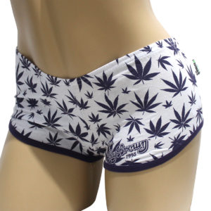 Short Feminino Cannabis Purple Kush